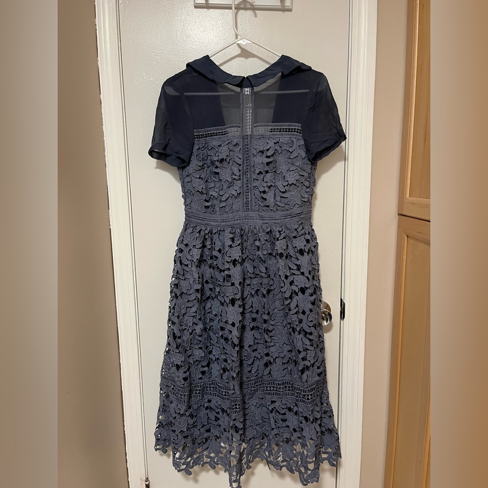 ASOS Warehouse Lace Midi Dress